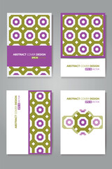 Fototapeta premium Abstract geometric pattern background with shape, line and texture for business brochure cover design.