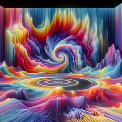 abstract fractal background