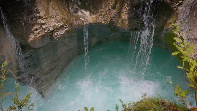 Great Gorges Canyon of Soca River - Trenta valley Slovenia