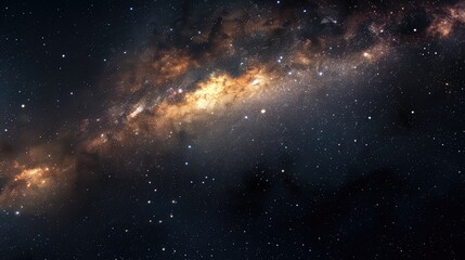 Fototapeta premium High-resolution image of a starry night sky with the Milky Way.