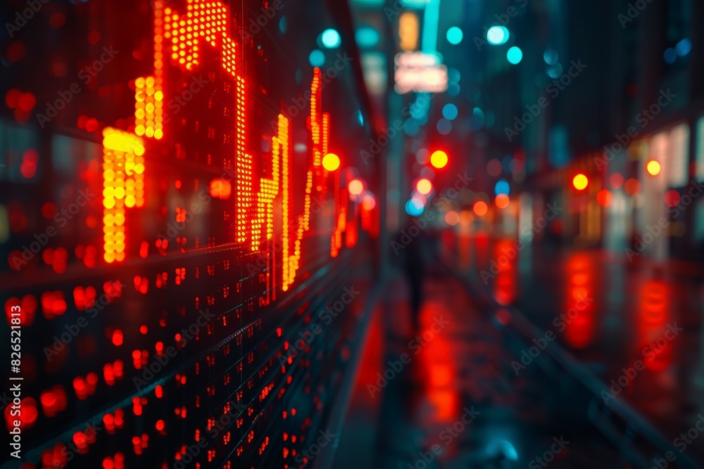 Aufkleber a close up of a red screen with a lot of numbers on it. scene is intense and focused. a close up of 