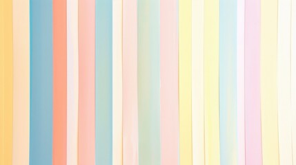 Minimalist background with pastel stripes in various colors.