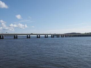 Tay road bridge in Dundee