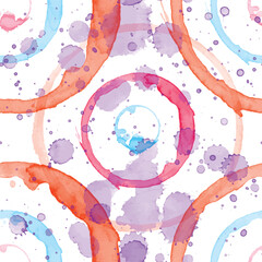 Watercolor seamless pattern
