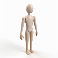 dummy icon in 3D style on a white background