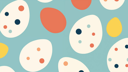 Abstract Image, Colorful Eggs, Pattern Style Texture, Wallpaper, Background, Cell Phone and Smartphone Cover, Computer Screen, Cell Phone and Smartphone Screen, 16:9 Format - PNG