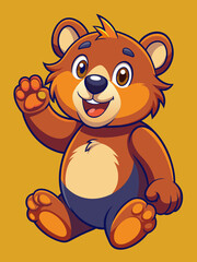 Fototapeta premium teddy bear cartoon
