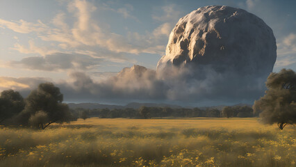 sunrise over the mountains