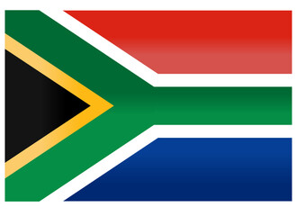 Flag of South African Republic. I used gradient in color.