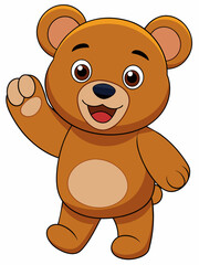 Obraz premium teddy bear cartoon