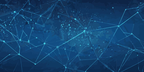 wave technology beautiful wavy blue light lines with digital effect corporate concept. Wave line of flowing particles vector background.