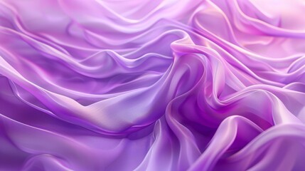 Obraz premium A soft, flowing fabric-like texture in shades of purple and lavender