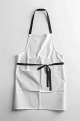 White apron mockup