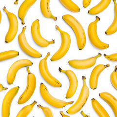 Isolated bananas