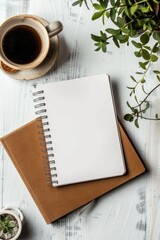 Spiral notebook mockup