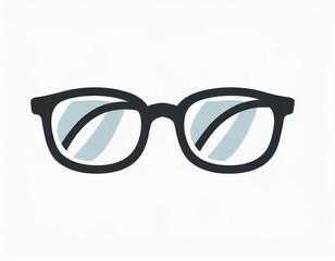 Fototapeta premium glasses vector icon on white background, logo