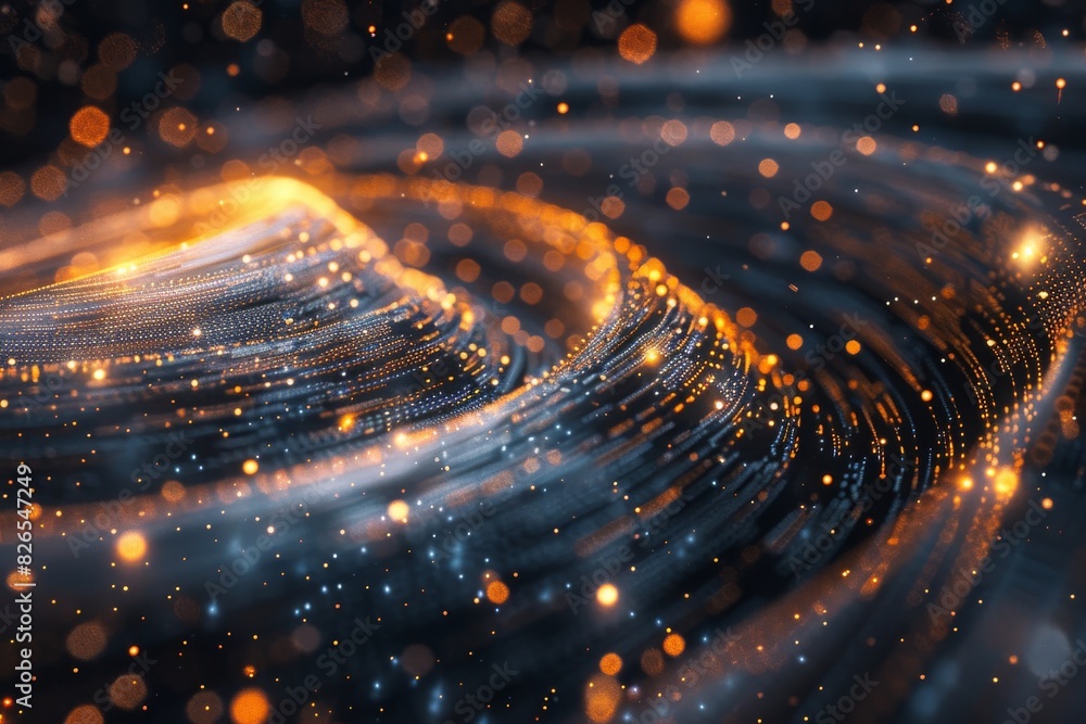 Poster illustrate a mesmerizing close-up shot of a dynamic virtual realm on the interactive canvas nodes de
