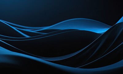 serene blue curves background. abstract background