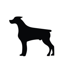 dog silhouette vector