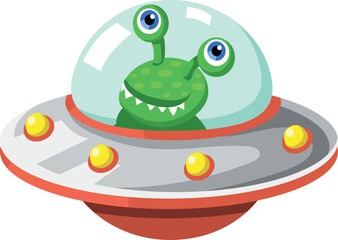 Flying saucer - Illustration