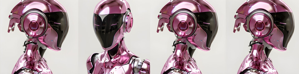 Futuristic Female Humanoid Android
