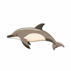 Fototapeta premium Dolphins Minimalist