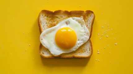 National Egg Day with toast. copy space for text