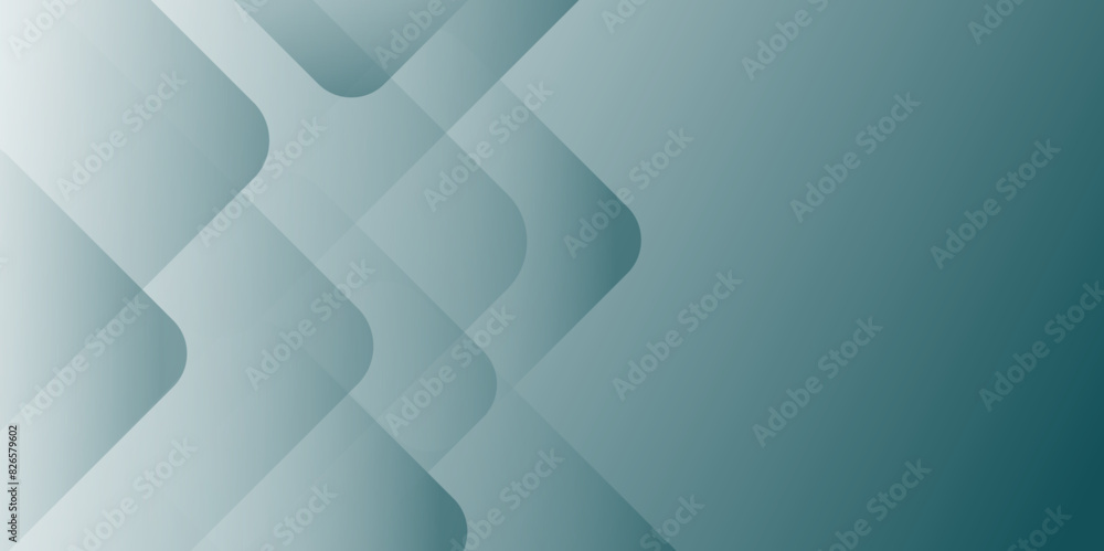 Poster Modern Abstract blue and gray transparent background with square' shapes. Space futuristic design concept. Decorative web layout or poster, banner, wallpaper paper texture gradient background vector. 
