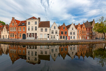 Fototapeta premium old towns in the Flemish country