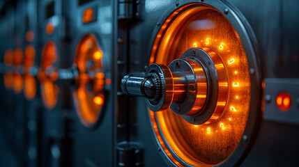 Lock key with encryption code safe