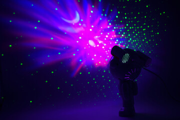astronauta proyector