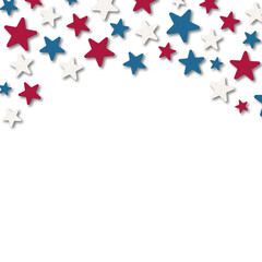 Red White and Blue Stars, 4th of July, America