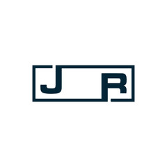 JR logo. J R design. White JR letter. JR, J R letter logo design. J R letter logo design in FIVE, FOUR, THREE, style. letter logo set in one artboard. J R letter logo vector design.