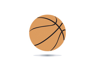 Isolated Basketball Sports Ball for players and students sports viewers 