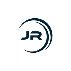 JR logo. J R design. White JR letter. JR, J R letter logo design. J R letter logo design in FIVE, FOUR, THREE, style. letter logo set in one artboard. J R letter logo vector design.
