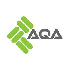AQA letter logo vector design, AQA simple and modern logo. AQA luxurious alphabet design
