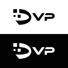 VP logo. V P design. White VP letter. VP, V P letter logo design. V P letter logo design in FIVE, FOUR, THREE, style. letter logo set in one artboard. V P letter logo vector design.