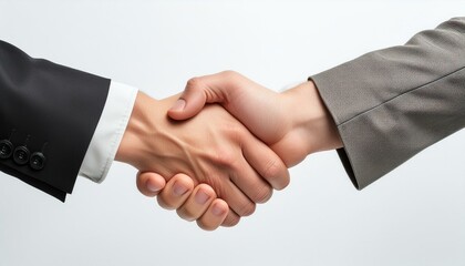 Professional handshake between two businesspeople