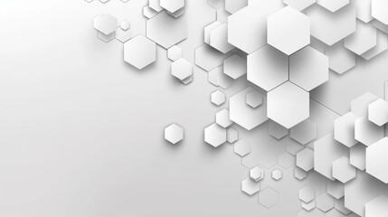 The image is a close up of a white object with a hexagonal shape