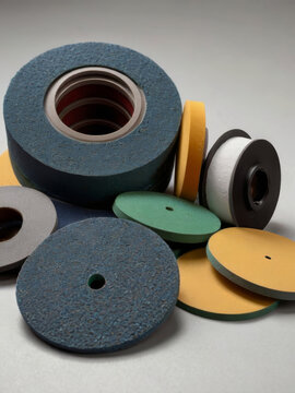 close up of different types of abrasives