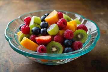 fruit salad in a bowl