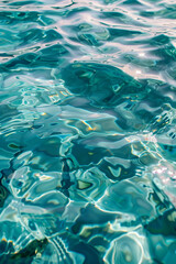 abstract iridescent water surface texture, close up, wallpaper. Surreal art, aquatic pattern