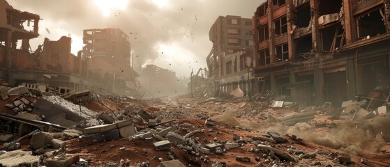 The aftermath of a devastating war.