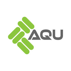 AQU letter logo vector design, AQU simple and modern logo. AQU luxurious alphabet design