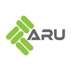 ARU letter logo vector design, ARU simple and modern logo. ARU luxurious alphabet design