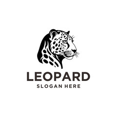 Leopard, animal and wildlife logo vector illustration