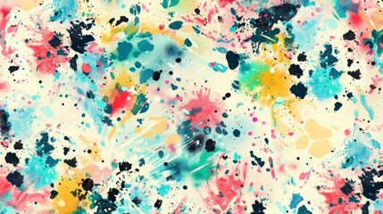 Abstract watercolor pattern with pastel hues