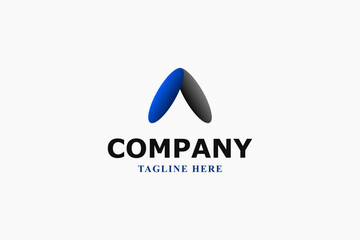 Fototapeta premium letter a beautiful stone modern logo