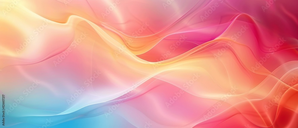 Poster smooth gradient background with a soft transition of colors, suitable for minimalistic designs