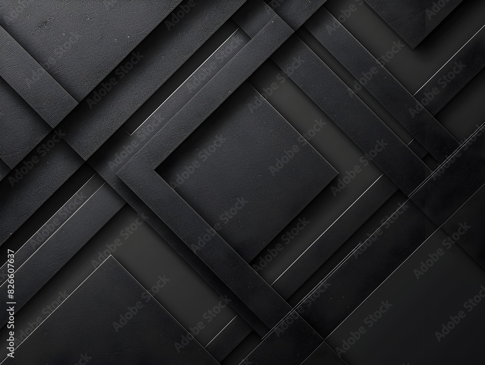 Aufkleber sleek geometric patterns in contrasting black and white tones minimalist background for tech designs
